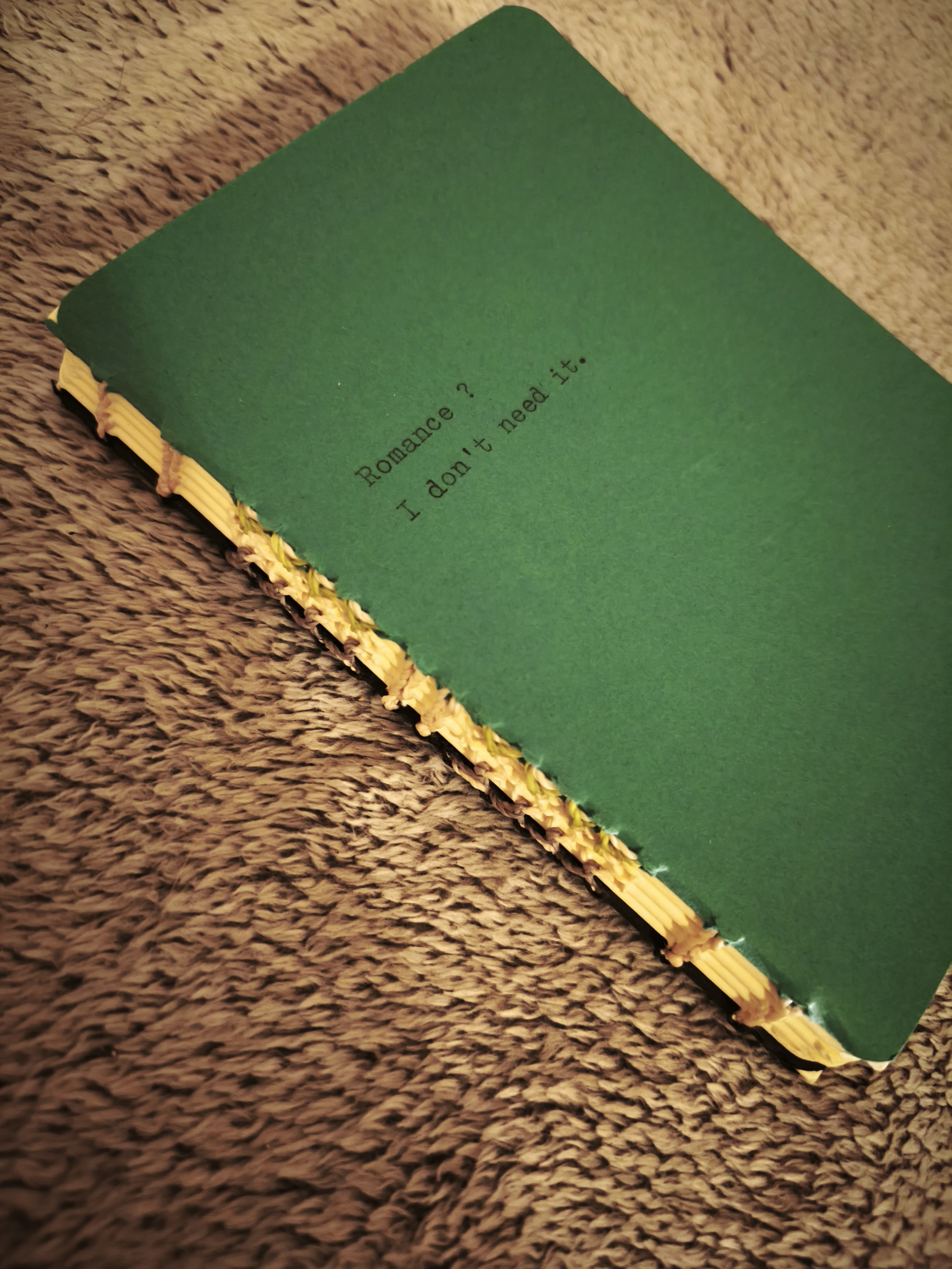 Carnet A6 · Romance ? I don't need it.